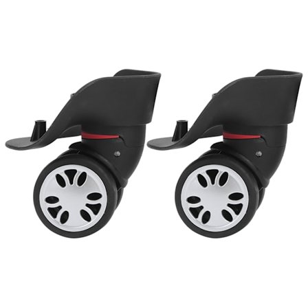 Bagagehjulspar, säkra och miljövänliga ersättningshjul för resväskor och resväskor, exceptionell slitstyrka med jämn och