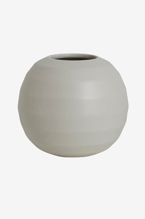Markslöjd - Omfamna keramikvas 14x16 cm - Vit - Krukor & vaser - Från Homeroom