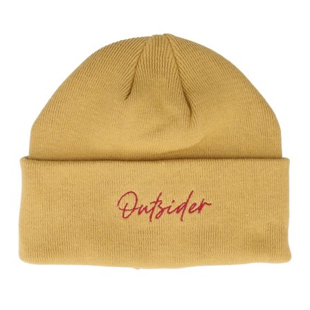 Upfront - Outsider Organic Beanie Mustard Cuff Cuff Yellow Beanie - @ Hatstore