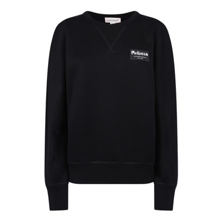 Alexander McQueen printed sweatshirt Sort, Herre Sweatshirts