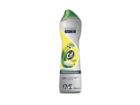 CIF Skurcreme Pro Formula Citron 750ml - Lyreco - Städ och hygien - Rengöringsmedel - Skurcremer