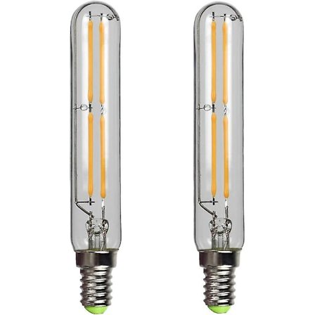 2-pack 4w T20 LED-glödlampa E14 Edison liten sockel varmvit 2700k