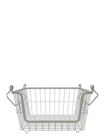 house doctor | Basket, Hdnico, Grey | 27X35X15CM