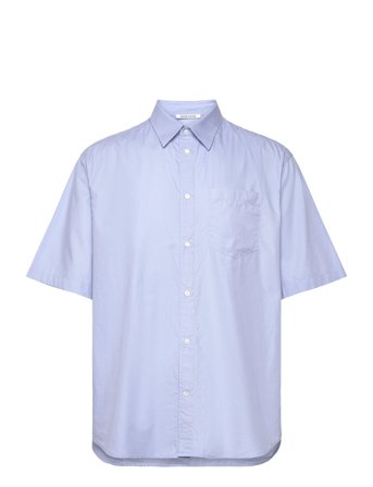 WOOD WOOD Aaron Ss Shirt - Blue - S