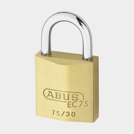 Padlock ABUS 75/30, Ø5 mm, brass