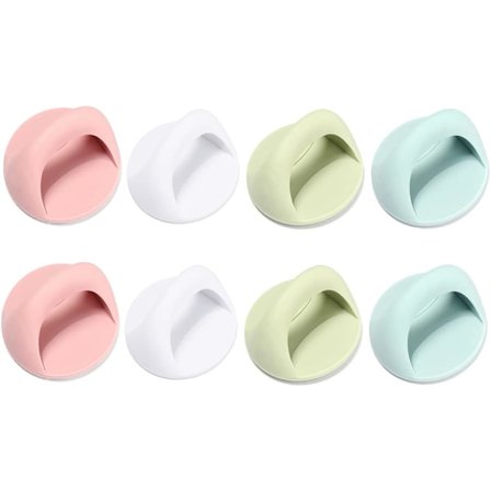 Ett paket med 8 skåpsdörrhandtag, självhäftande lådhandtag,