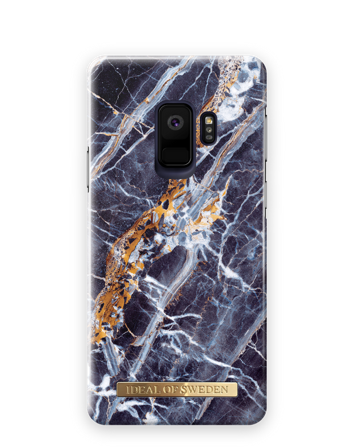 Unisex Hülle, Galaxy S9 Midnight Blue Marble Handyhülle