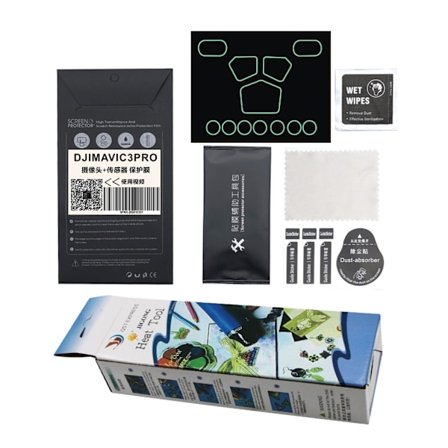 Industriell tunn skyddsfilm Helskärmslins och sensor Set med/utan varmluftsverktyg för 3pro