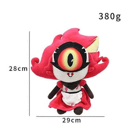 Offisielt Lisensiert Hazbin Hotel Vox 9" Plysj Youtooz Vox Hazbin Hotel Dukke