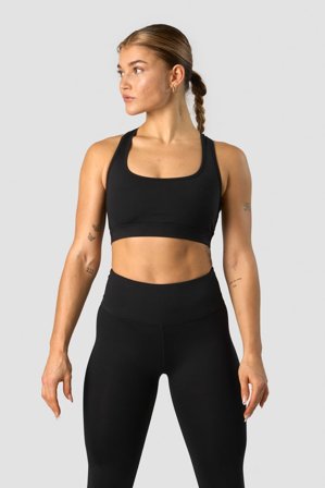 ICANIWILL - Classic Sports Bra Black - Sports-BH - Damer - Træningstøj fra ICIW