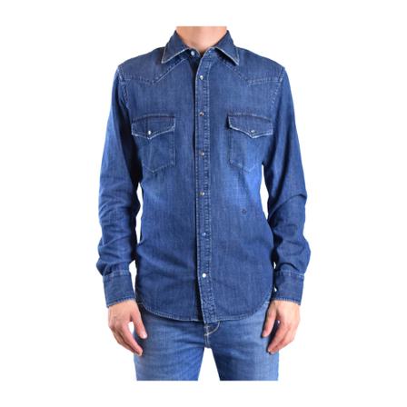 Jacob Cohën, Shirts Blauw, Heren, Maat:L