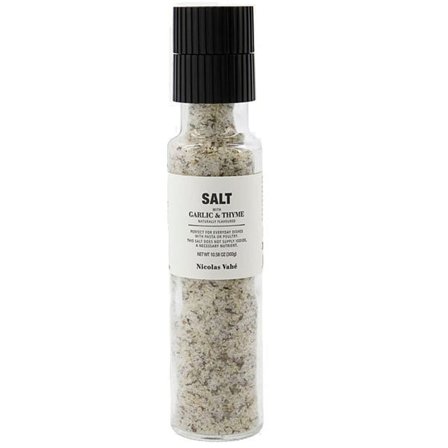 Nicolas Vahé Salt, Garlic & Thyme 300 g, Helse & Madvarer, Krydderier, Salt
