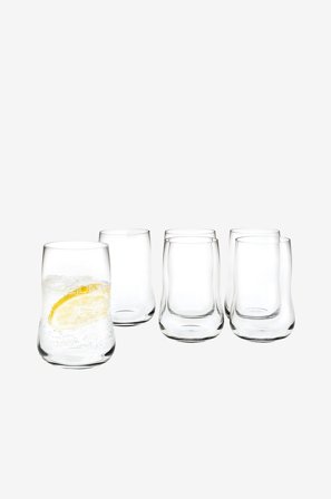 Holmegaard - Vattenglas Future, 25 cl 6 pack - Läpinäkyvä - Juomalasit - - Homeroom