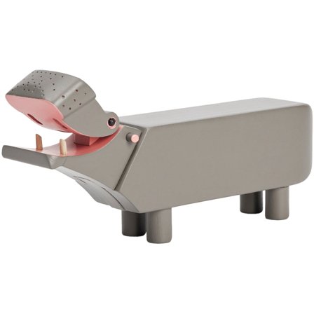 Kay bojesen Liliput flodhest, grå