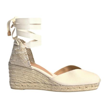 Castañer Espadrilles Chiara inbo, Dame Sandaler med kilehæl, Størrelse: 38 EU