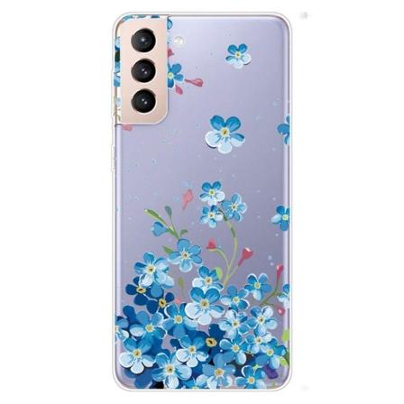Deco Samsung Galaxy S22 skal - Blå Blommor Blå