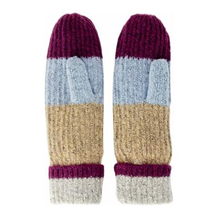 Pieces Gloves , Bruin , Dames , Maat: ONE Size Handschoenen