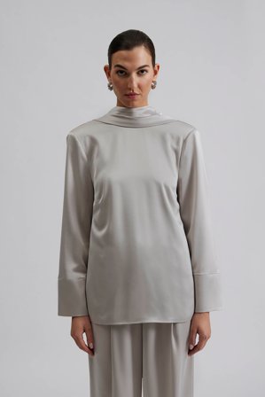 Malina - Joline blouse - XXL - Steel Grey