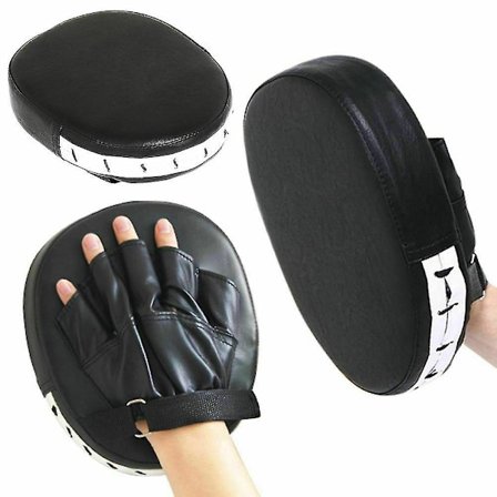 2x Fokuspuder Håndpuder Kickboksning Kampkunst Punch Puder