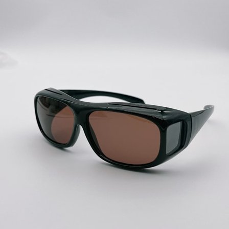 Polariserte solbriller over briller, runde solbriller over UV400