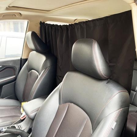 Set med 3 Solskydd för Bilfönster, 1 Sekretessavdelare & 2 Sidofönsteröverdrag, Bred Sedan SUV-Tillbehör
