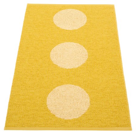 Pappelina Vera Pop matta 70 × 120 cm, mustard/yellow | Inredning > Mattor | Bagaren och Kocken
