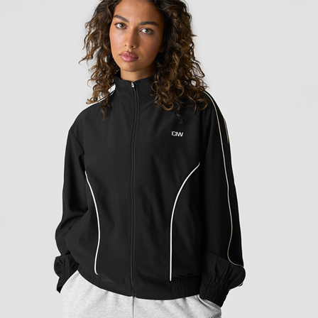 ICANIWILL Contrast Track Jakke Svart