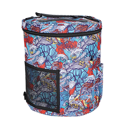 Stickning Väska Stor Kapacitet Bärbar Lätt Enkelt Bär Enkel Praktisk Garn Förvaringsväskor För VirknålarNationell Retro Stil