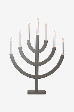 Jotex - Anno 71 Cm Brun - Lysestage - Køb Adventslysestager hos Jotex