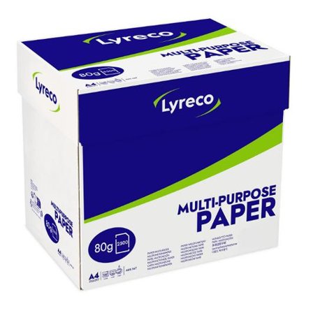 Lyreco Kopieringspapper Multi A4 80g ohålat XP 2500/fp - Lyreco - Kontorspapper - Kopieringspapper - A4 Ohålat