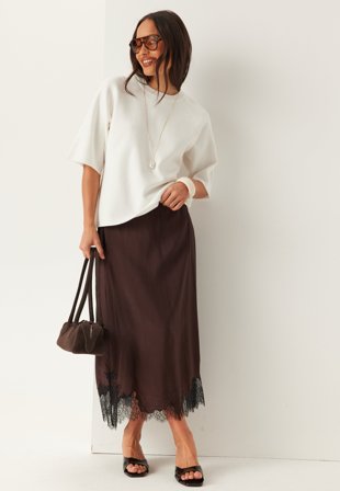 Object Collectors Item-Objreynard 2/4 KNIT PULLOVER-M