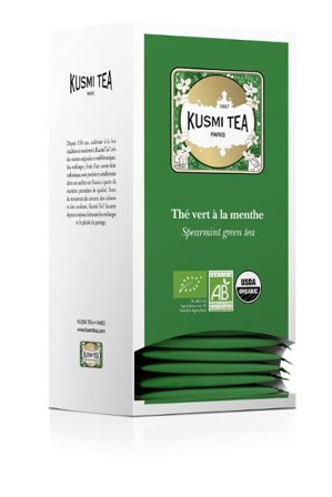 KUSMI Te Eko Spearmint green tea 25/fp - Lyreco - Kök och servering - Kaffe och te - Te