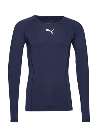 Liga Baselayer Tee Ls Navy PUMA