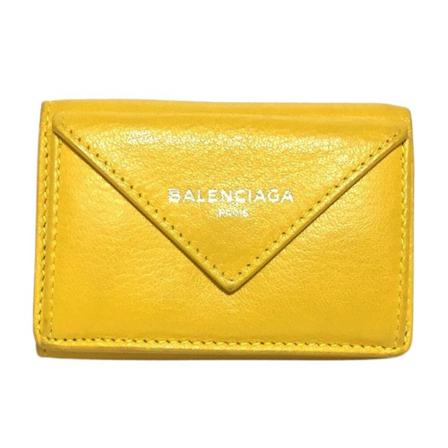 Balenciaga Vintage, Wallets Cardholders Geel, Dames, Maat:ONE Size