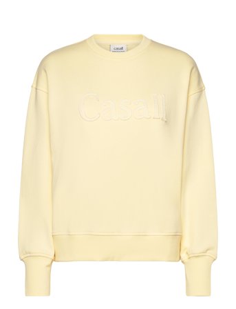 Terry Spring Graphic Crew Yellow Casall