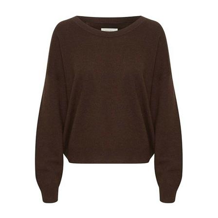 Part Two, Round-neck Knitwear Brązowy, Kobieta, Rozmiar: XS
