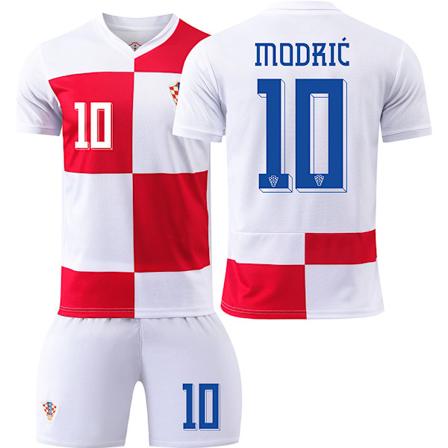 Kroatian EM-tröja 2024, herr, nr 10 Modric, storlek 10 No socks size 10 #XS