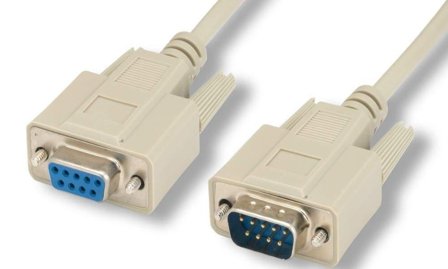 MicroConnect Seriellforlengelseskabel - DB-9 (hann) til DB-9 (hunn) - 15 m