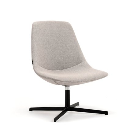 Loungesessel LANGLEY, schwarz/taupe