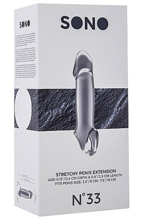 Kjøp No.33 Stretchy Penis Extension Translucent - Penisforlenger/Sleeve | God pris
