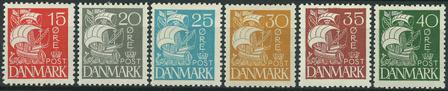 Danmark 1927 - AFA 169-174 - Postfrisk