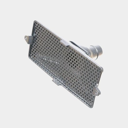 Bilge pump strainer 1852-Marine, fits 38 mm (1 1/2") hose, vertical, stainless steel (AISI 316)