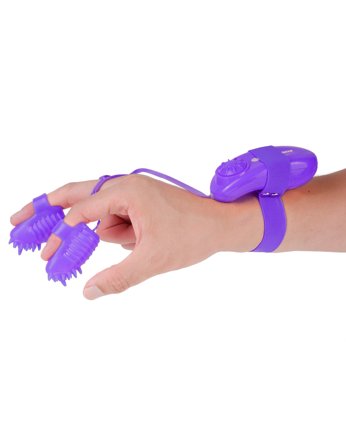 Neon: Magic Touch Finger Vibrator Lilla - Vuxen.dk: For hende