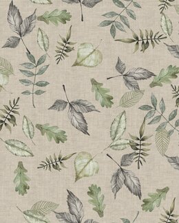 Verhokangas Falling Ember lehtikuosi 140 cm Myydään metreittäin Pellava-Redlunds