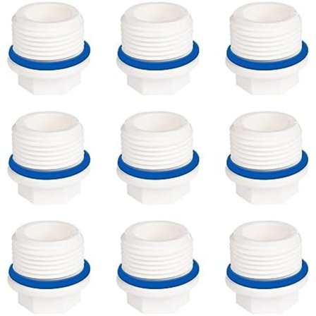 24,6 mm Han-Plumbingprop 9 stk. Han-Blindprop Rørforseglingsprop Hexagonalt Vandhane Prop Plastik Hexagonalt Prop Han