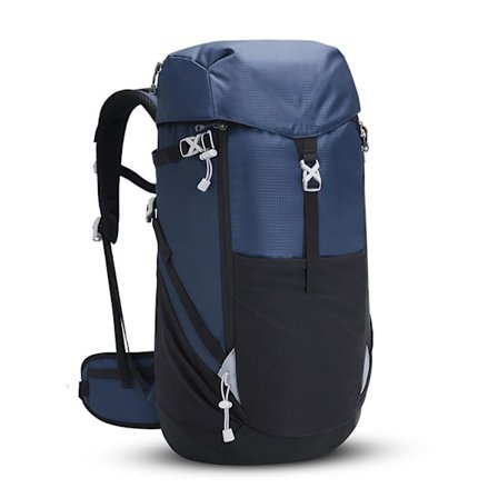 202450L Camping Bag Oxford Cloth Høy Kapasitet Fjellklatring Ryggsekk for Utendørs Fotturer Mørk Blå