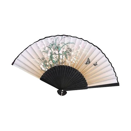 Solfjäder - Fjärilar med blommor [M01] - Gul