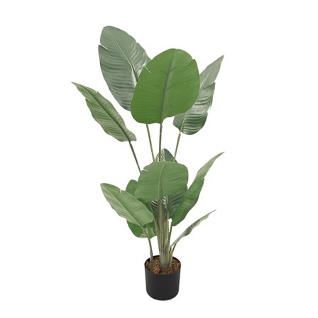 Kunstigt banantræ i potte, 100 cm, grøn Peva