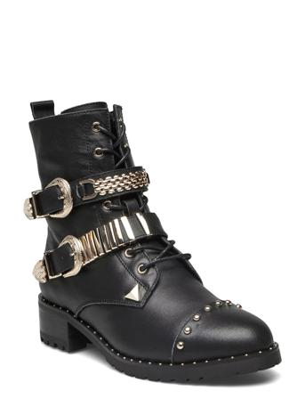 Boot Shoes Boots Ankle Boots Laced Boots Svart Sofie Schnoor