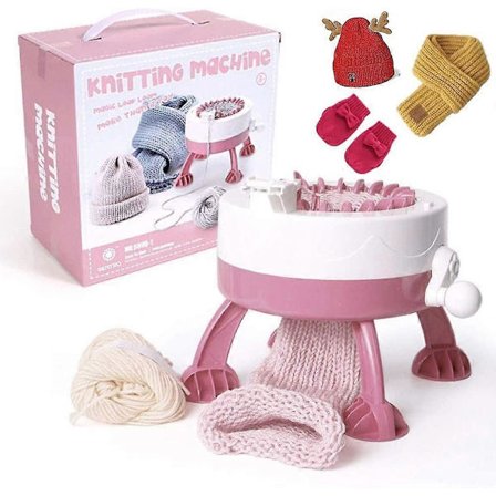 Strikkemaskin 48 nåler, Smart manuell roterende strikkemaskinsett, (22 nåler (g2))